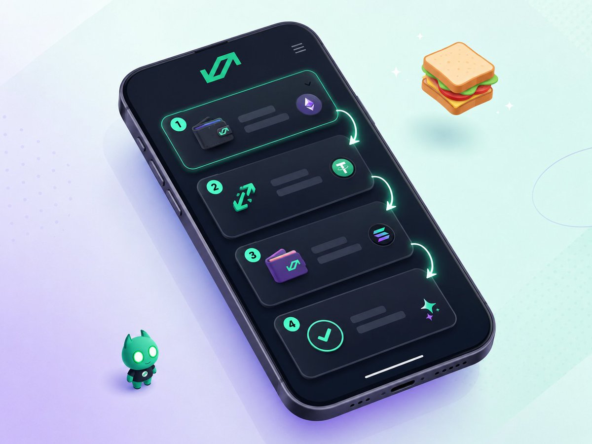 Useloomio's tweet photo. How to use Loom:
1. Open Loom
2. Pick what you have
3. Pick what you want
4. Swap
5. Nobody on-chain knows what just happened

That's literally it. I had time to make a sandwich. 🥪 https://t.co/YcOqrAjD1G