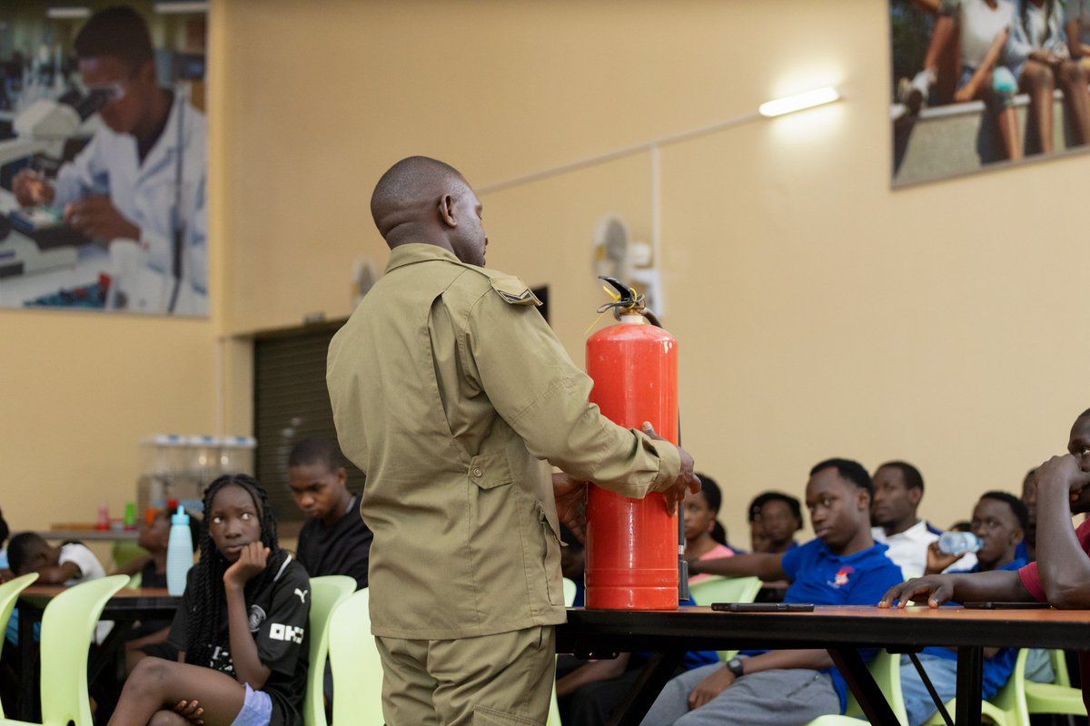 LibraIntlschool's tweet photo. Knowing what to do during a fire emergency can save lives. Our Students and staff engaged in practical demonstrations on the safe and effective use of fire extinguishers during emergency situations. https://t.co/brUHyZyRAx