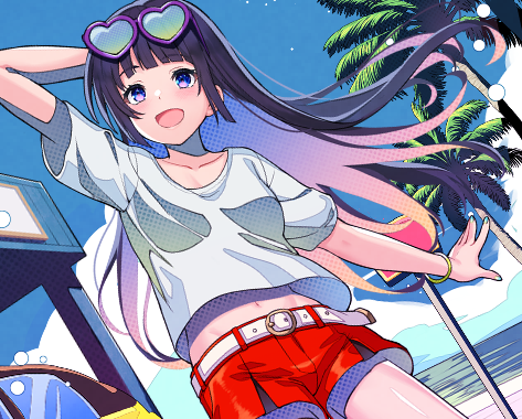 MUGENShinsotsu's tweet photo. 【＃新卒　＃本選考　絶賛受付中！】
こんにちは🥰新卒採用担当です😌
まだ夏じゃないのに夏みたいな暑さ…🤣
私は夏好きなのでうれしいです😊

一足早く夏のイラストをお届け！

リモートOK！ゲ���ム・グッズイラストなどを手掛ける2Dディレクター職募集中☆
https://t.co/jWX8bgzKFk　＃求人　＃27卒 https://t.co/PnGfx3OIIJ