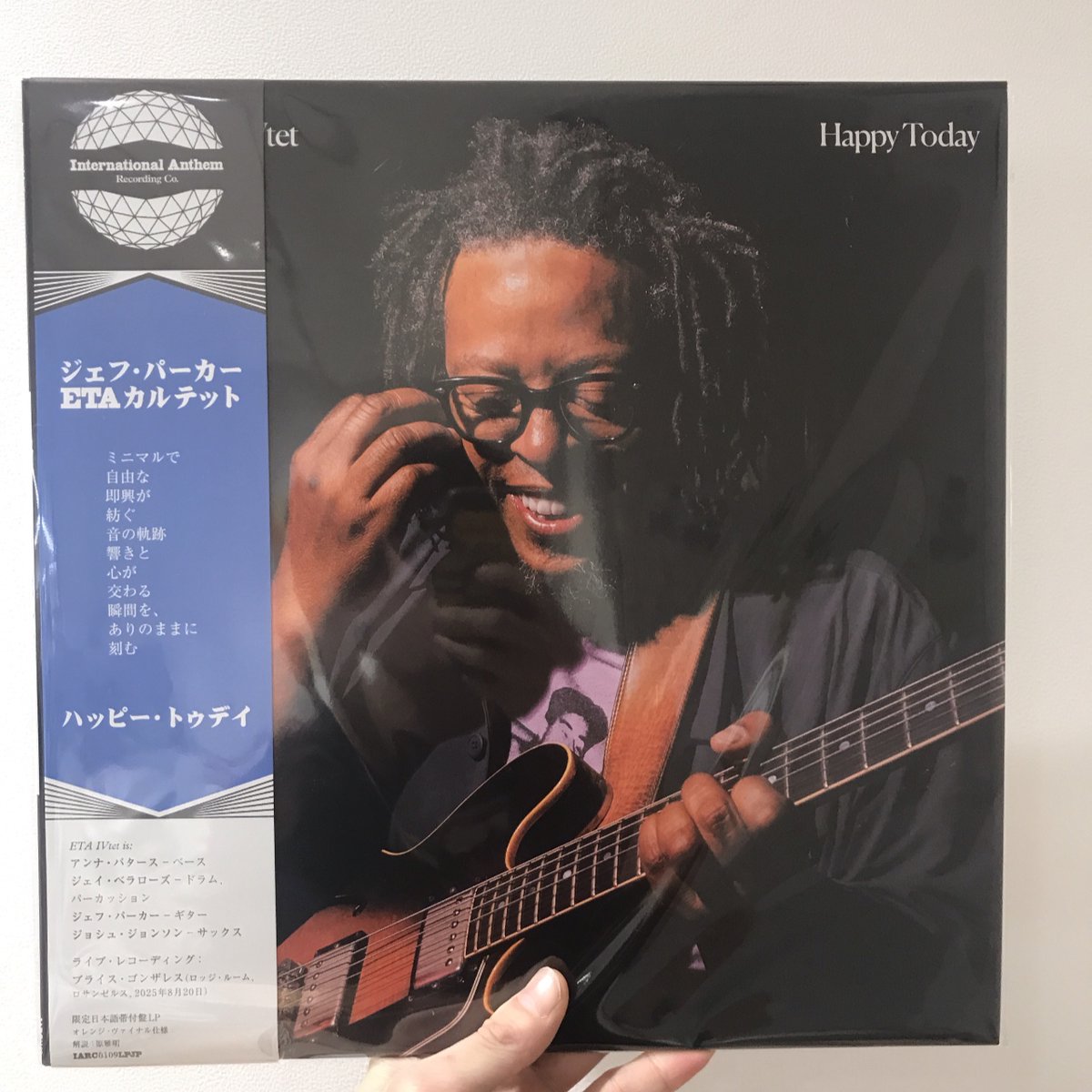 入荷情報】 Jeff Parker ETA IVtet/Happy Today (帯付/輸入盤国内仕様