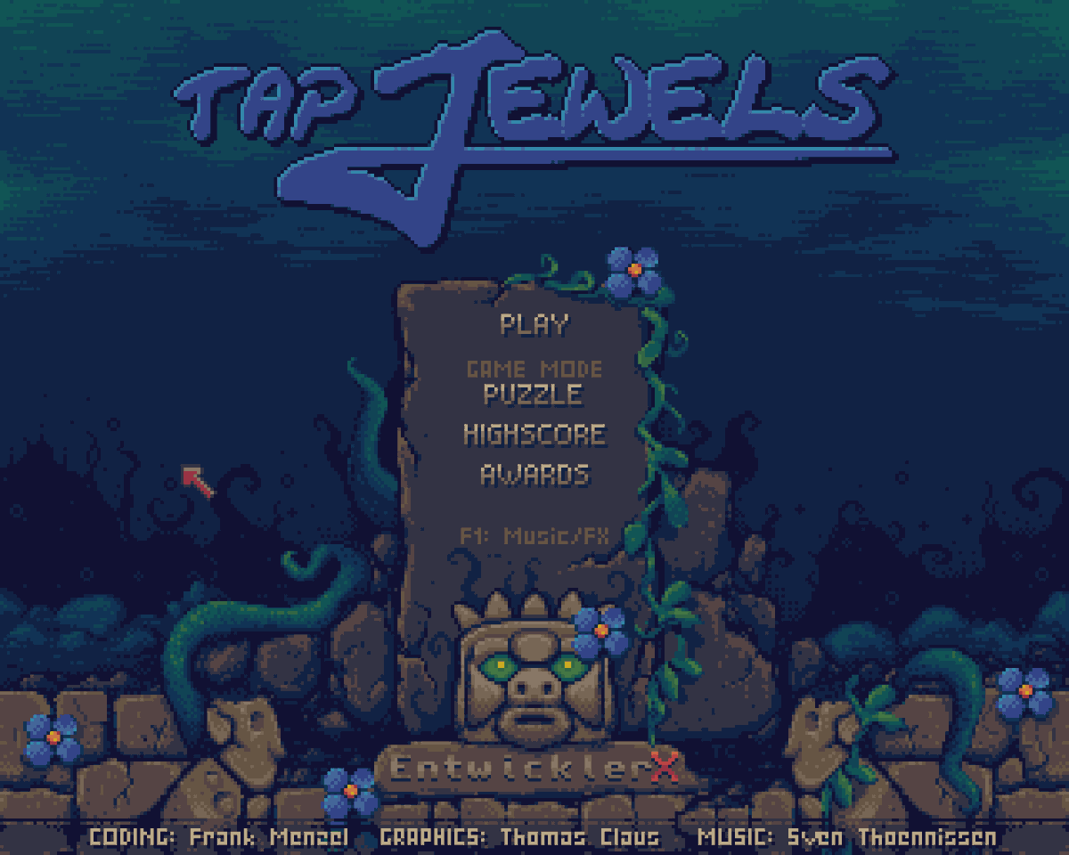EntwicklerX's tweet photo. We have released our Amiga game Tap Jewels on https://t.co/Rxj4ZFJgh0.

https://t.co/O7T8JexWSI

Thanks for playing!

#amiga1000 #amiga1200 #retro #retrogame #theamiga #indiegames #indie #pixel #pixelart #gamedev #dev #amiga500 https://t.co/aTItZ30XU2