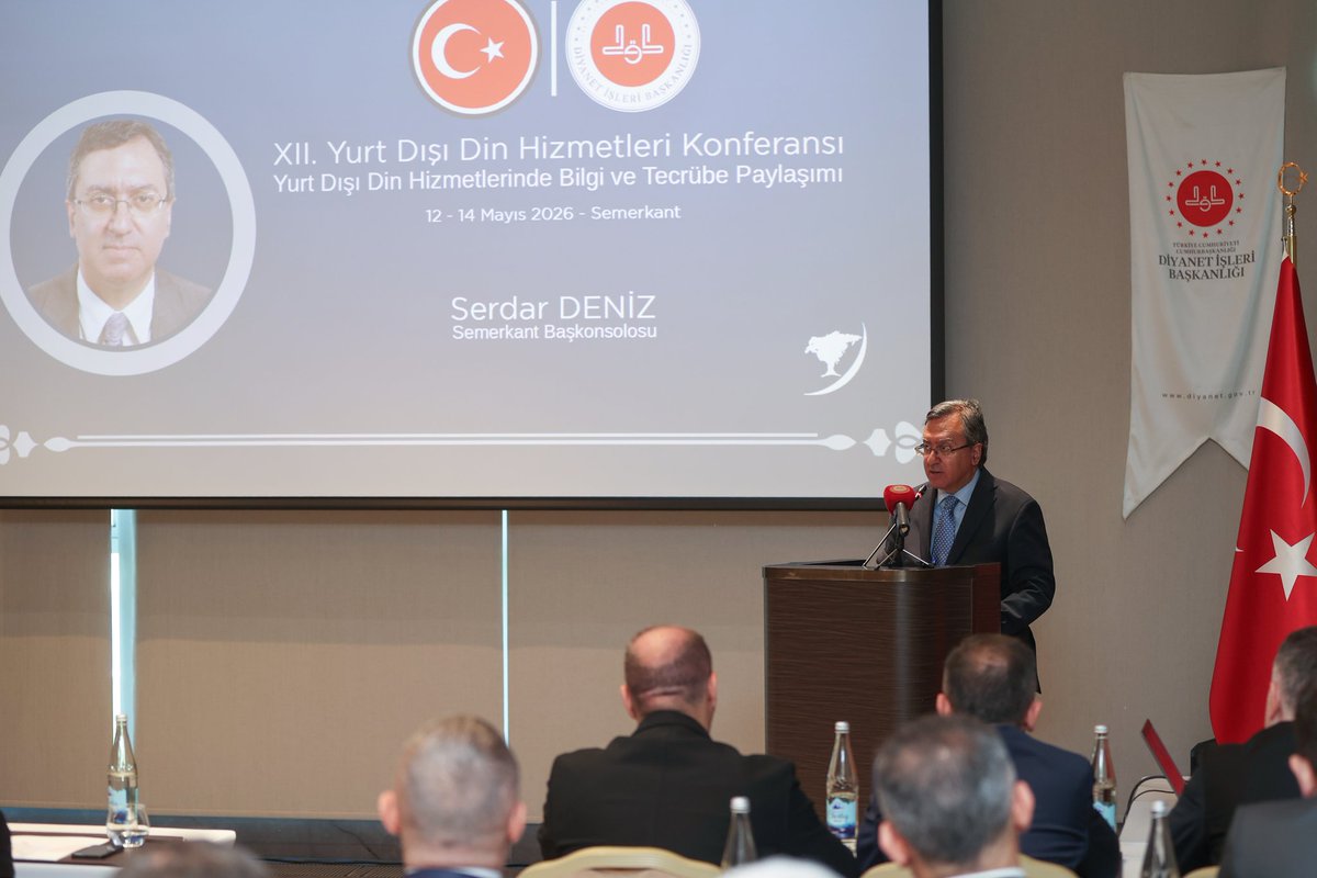 TC_SemerkantBK's tweet photo. XII. Yurtdışı Din Hizmetleri Konferansı münasebetiyle Semerkant'ı ziyaret eden Diyanet İşleri Başkanımız Sayın Prof. Dr. Safi Arpaguş ve heyetini Başkonsolosluğumuzda ağırlamaktan ve Konferans katılımcılarına hitapta bulunmaktan şeref duyduk. https://t.co/HrTws5dybL