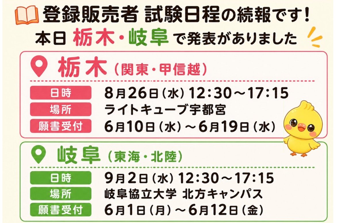 プルメリア 登録販売者 試験アナリスト tweet media