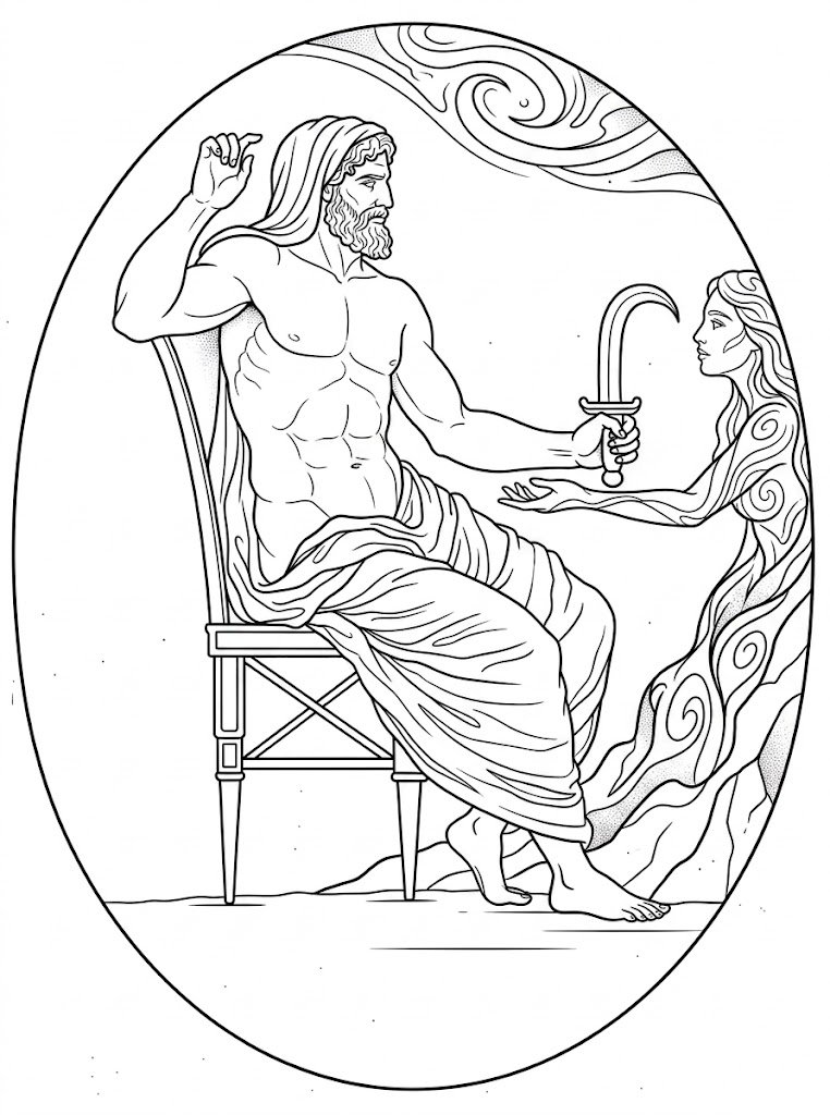 CastellsOnofre's tweet photo. ὁ Κρόνος τὴν τῆς Γῆς βουλὴν ἤκουσε καὶ ἔπειτα τὰ τοῦ Οὐρανοῦ αἰδοῖα ἔτεμεν. https://t.co/fMW1htOzaF