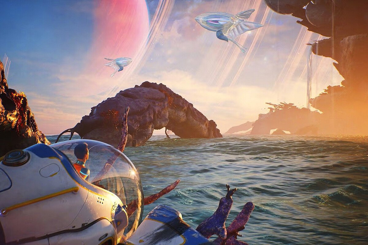 3djuegos's tweet photo. 🤿 Cinco años esperando una secuela digna de Subnautica. Ha llegado... pero QUEDA MUCHO CAMINO POR DELANTE

🎮 Subnautica 2 acaba de entrar en Acceso Anticipado en Steam tras un desarrollo marcado por conflictos legales internos

🪐 Es una secuela fiel al original: planeta alienígena, mundo submarino, survival y una civilización perdida que descubrir

🌹 La gran novedad son las mutaciones: flores submarinas que otorgan poderes como respirar bajo el agua

🕘 El primer muro de historia aparece a las nueve horas de juego, así que el contenido final es como la punta de un iceberg

👥 El cooperativo es un añadido notable, aunque la exploración en solitario sigue siendo la experiencia más recomendable

👉 Ya puedes leer más en nuestra web: https://t.co/C1yOZZVwvb

#3DJuegos #Subnautica2 #Steam #Videojuegos