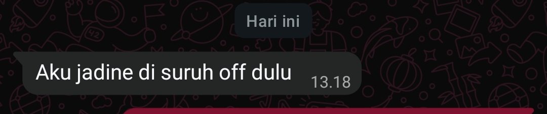 666HALF's tweet photo. jujur janggal tiba tiba ngechat https://t.co/E8hKndjGva