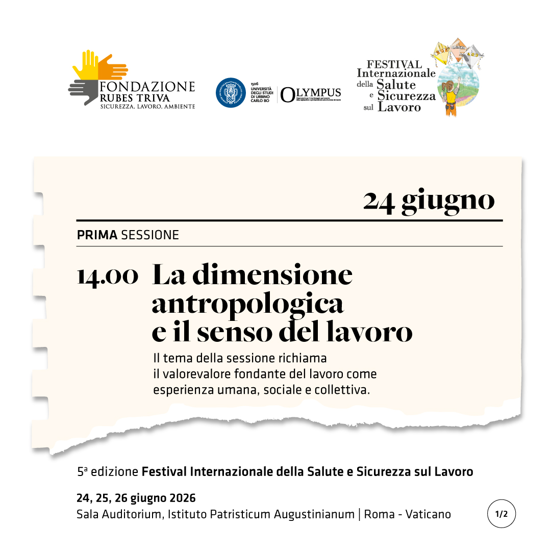 RubesTriva's tweet photo. ✅ Il 24 giugno, dalle ore 14:00 alle ore 18:00, si terrà la prima sessione del Festival Internazionale SSL, dedicata a “La dimensione antropologica e il senso del lavoro”.

🔎 Per maggiori info: https://t.co/WzJESDd3ib

#FestivalInternazionaleSSL #Roma2026 #sistemasolidale https://t.co/DpQAwY5jWp