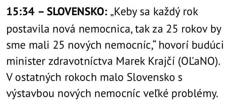 PJpali's tweet photo. Počul som, že je problém s výstavbou nemocníc. Je čas zavolať na to odborníkov! #backto2020 https://t.co/7m9EiUJRSC