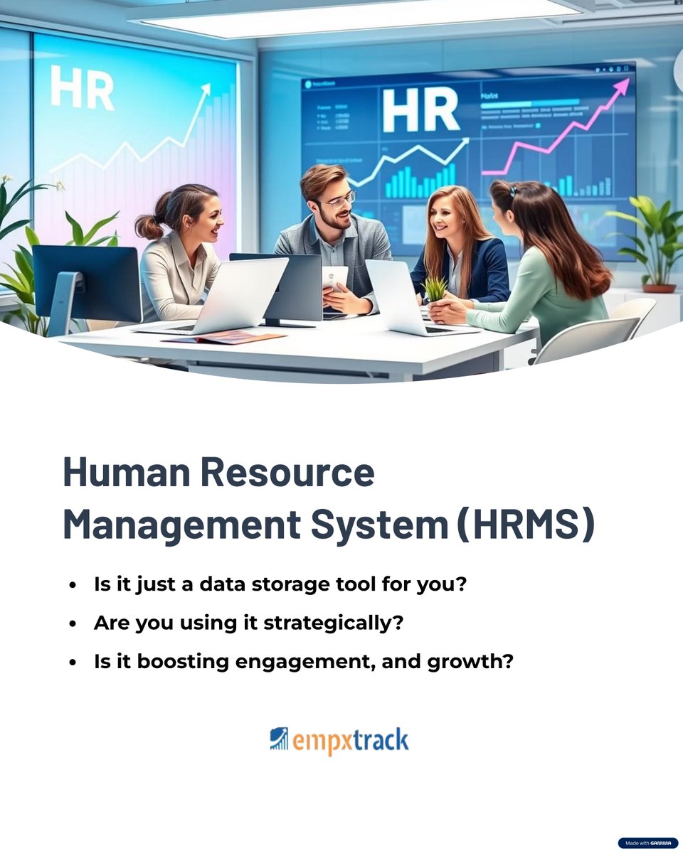 empxtrack's tweet photo. Having an HRMS is common, but are you using it strategically? Is it driving engagement, productivity and scaling up growth? Time to rethink🤔
🔗https://t.co/d9GnRkS8pF 

#HRMS #HR #SaaS #Workforce #Leadership #HRSoftware #Automation #FutureOfWork #EmployeeEngagement #Empxtrack https://t.co/iKjbNjHsoX