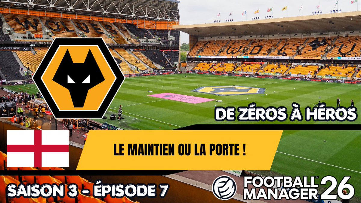 BobMorane26's tweet photo. Carrière #FM26 ⚽ ZERO À HEROS S3E7

C'est le sprint final en Premier League et même si la situation s'est améliorée on est loin d'être maintenus ! Maintenant c'est le maintien ou la porte !

👉https://t.co/IWGT0nPXfk
👇https://t.co/IWGT0nPXfk https://t.co/i80wSEWAPh