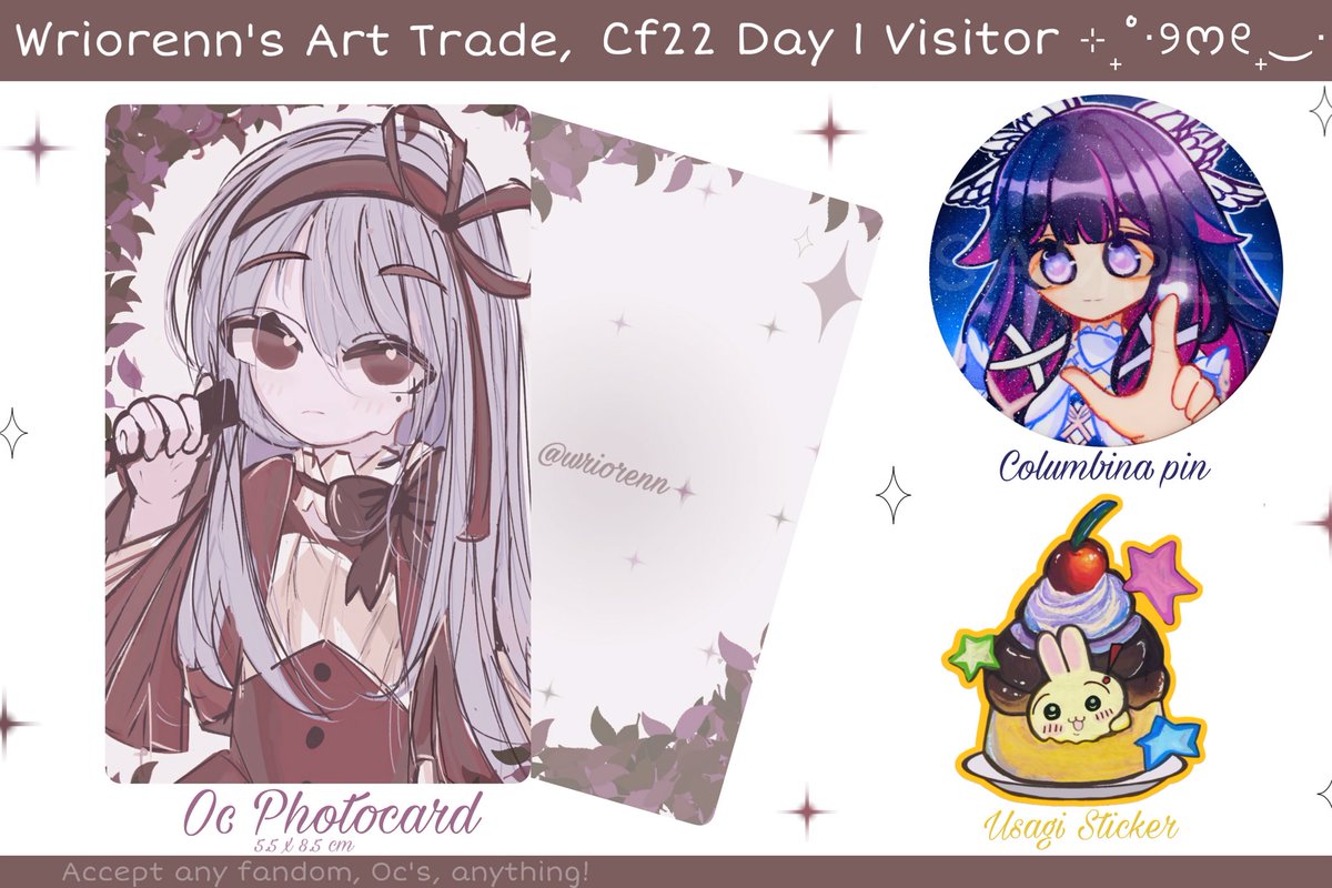 wriorenn | 📌 CF22 Art Trade tweet media