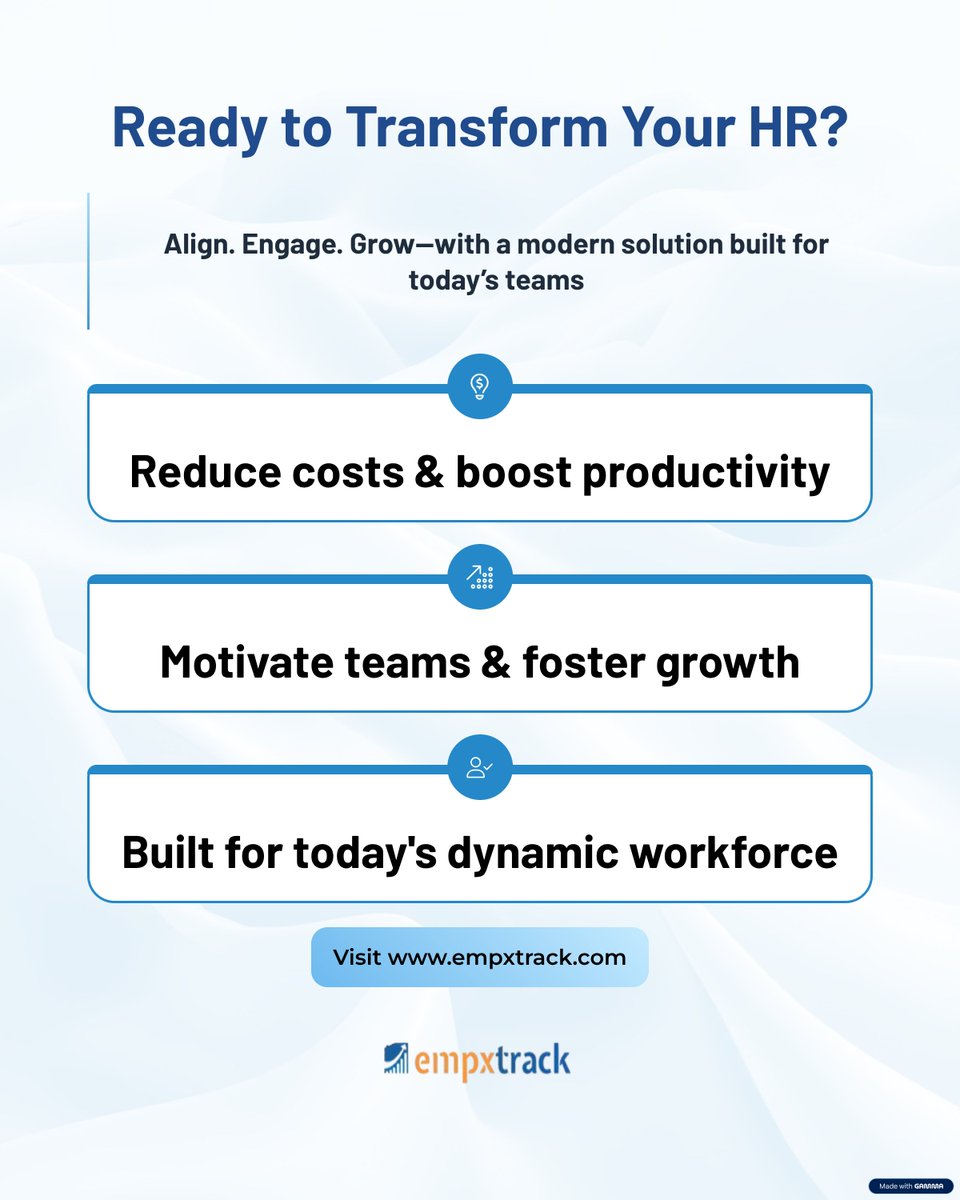 empxtrack's tweet photo. Having an HRMS is common, but are you using it strategically? Is it driving engagement, productivity and scaling up growth? Time to rethink🤔
🔗https://t.co/d9GnRkS8pF 

#HRMS #HR #SaaS #Workforce #Leadership #HRSoftware #Automation #FutureOfWork #EmployeeEngagement #Empxtrack https://t.co/iKjbNjHsoX