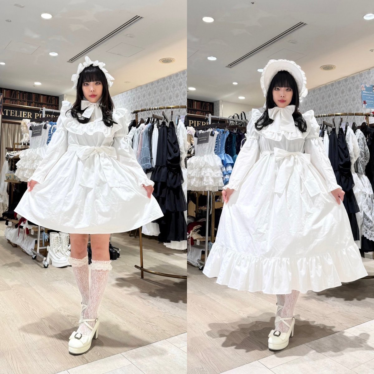 🕊️新宿店HERHUM 入荷情報🕊️ 優雅なひとときネグリジェドレス Goth