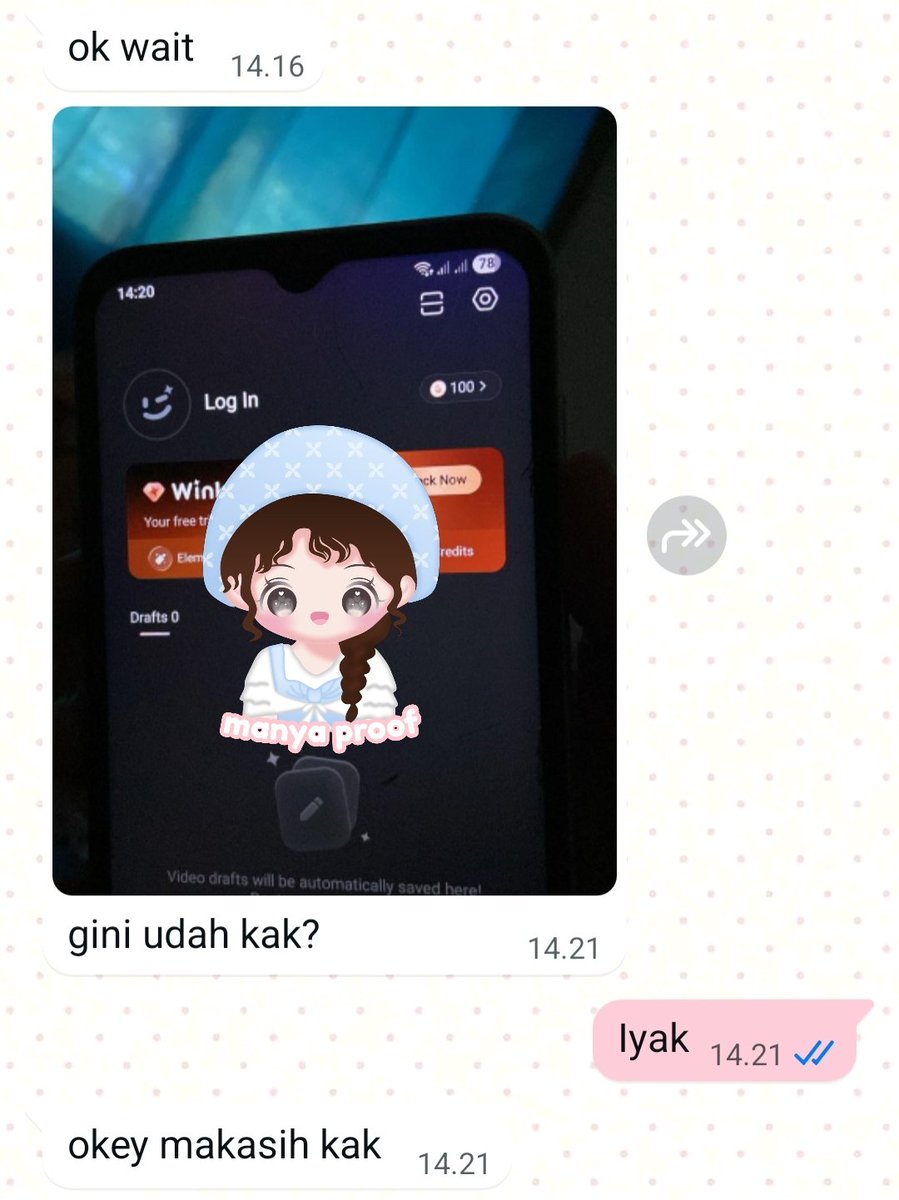 manya testi & WA dibio! tweet media