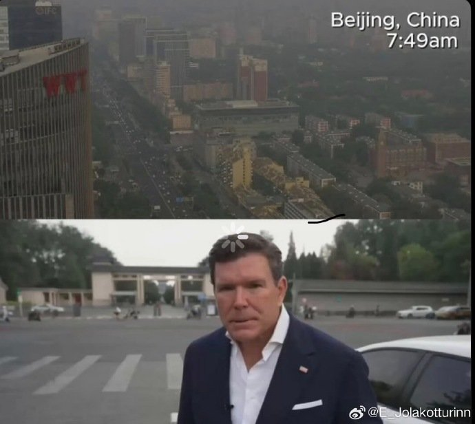 leige88888's tweet photo. 福克斯拍摄的北京天空  VS 游客拍摄的北京天空
不给中国加点阴间滤镜，这帮美国媒体就浑身不舒服 https://t.co/1kMO3Toj1x