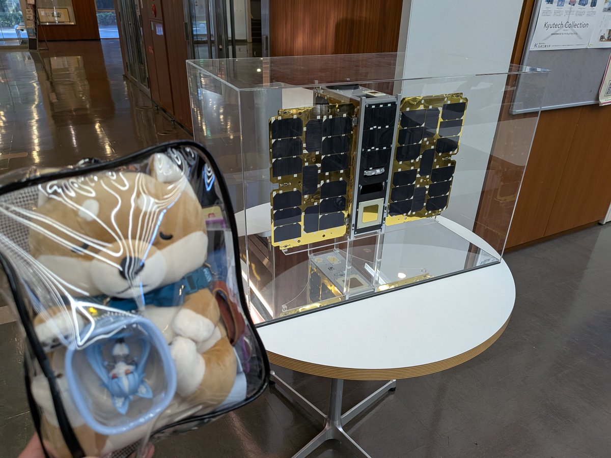 nishikazu_robo's tweet photo. 昨日は弊学 九州工業大学の佐野研究室が中心となり開発した6Uサイズの超小型天文衛星『 #VERTECS 』のお披露目会に行って参りました！🚀🛰
6月10日に #H3ロケット6号機 (H3-30型の初打ち上げ)により打ち上げ予定です. 打ち上げおよび運用の成功を心より願っております.
#H3F6 #H3ロケット https://t.co/22Rh8MI25u