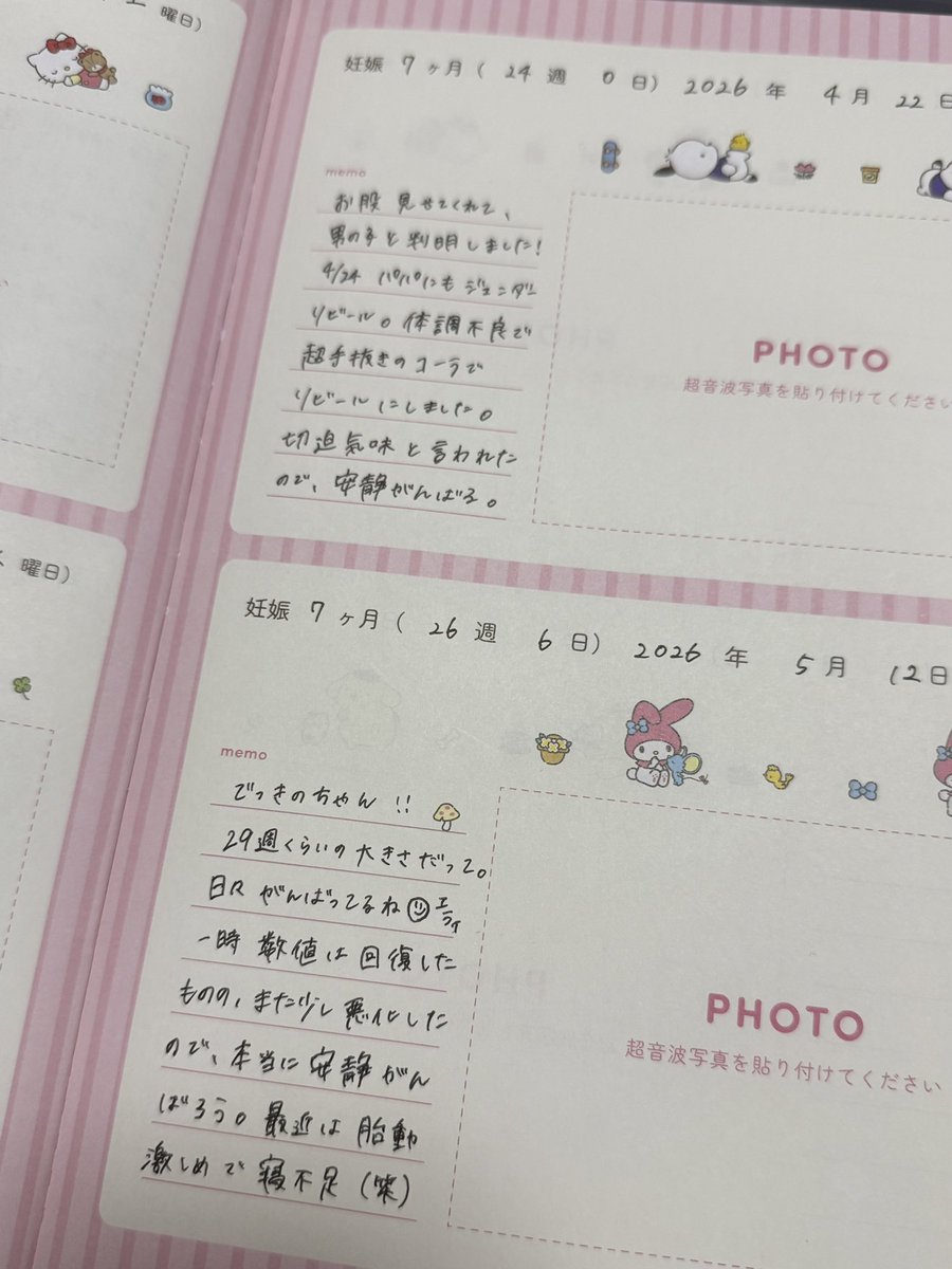 きの 🫧 初マタ27w tweet media