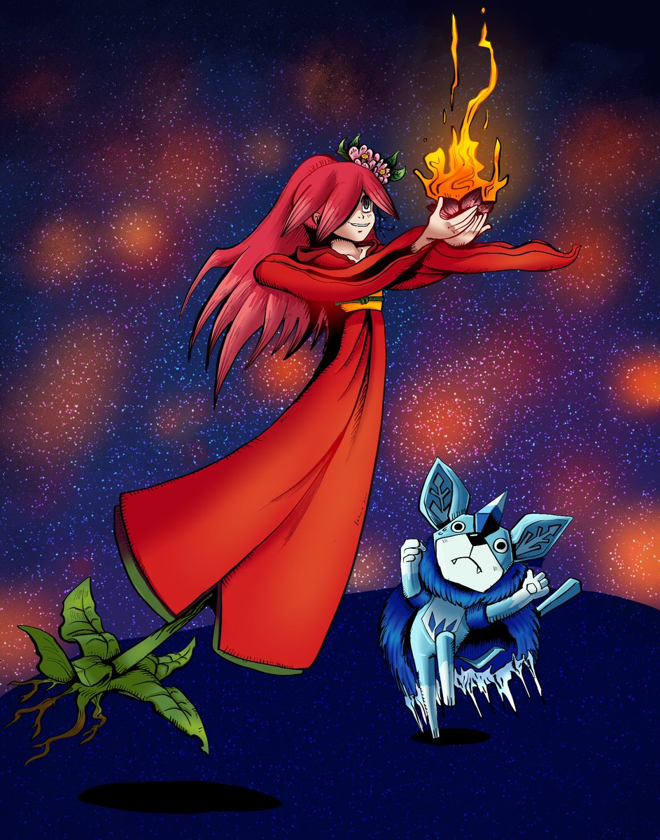 SuperrrRoRobot's tweet photo. Camellia n' Chilluaha 
#yokaiwatch https://t.co/6lQqL4DATK