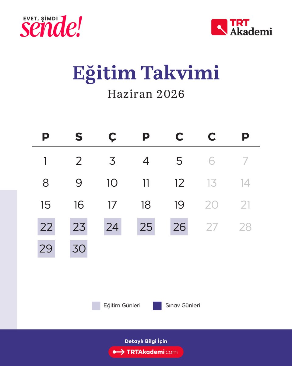 TRT Akademi tweet media