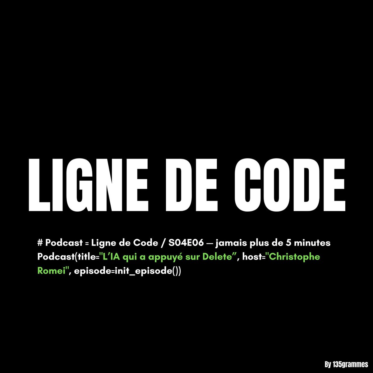 135grammes's tweet photo. 9 secondes. Le temps qu’une IA supprime une base de prod… et les sauvegardes 😅 En 2026, le vrai sujet n’est plus l’IA. C’est sa gouvernance. Ligne de Code -&amp;gt; les histoires où technologie, société et futur se rencontrent en 5 minutes. https://t.co/Mi31MzIvZ3