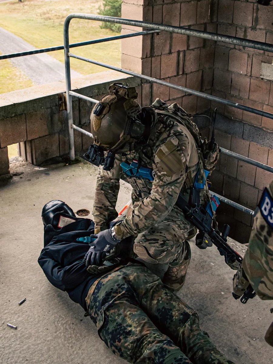 German and Dutch Ranger elements pictured during joint CQB training ...