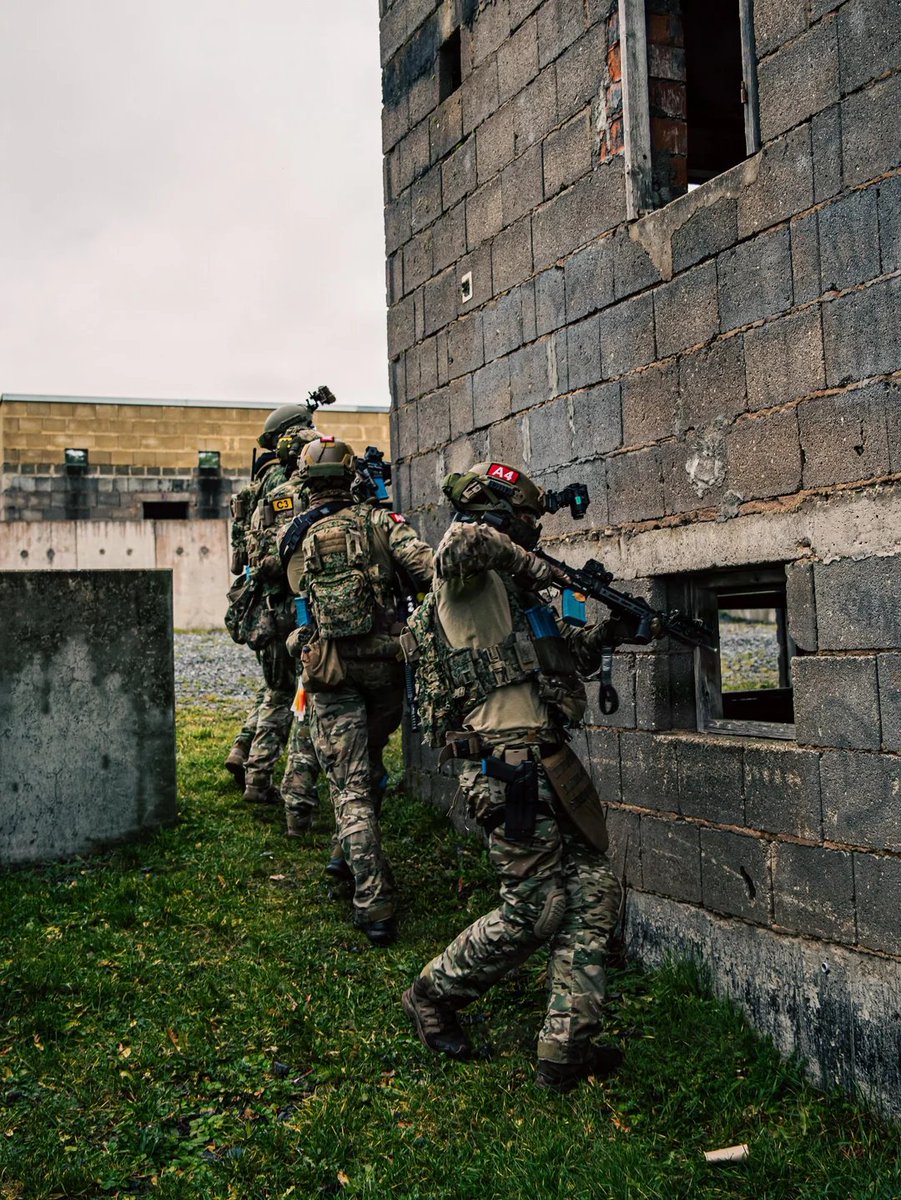 German and Dutch Ranger elements pictured during joint CQB training ...