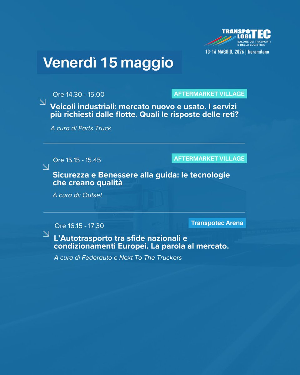 Transpotec Logitec tweet media