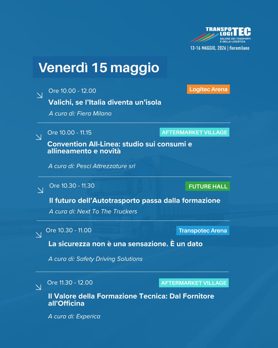 Transpotec Logitec tweet media