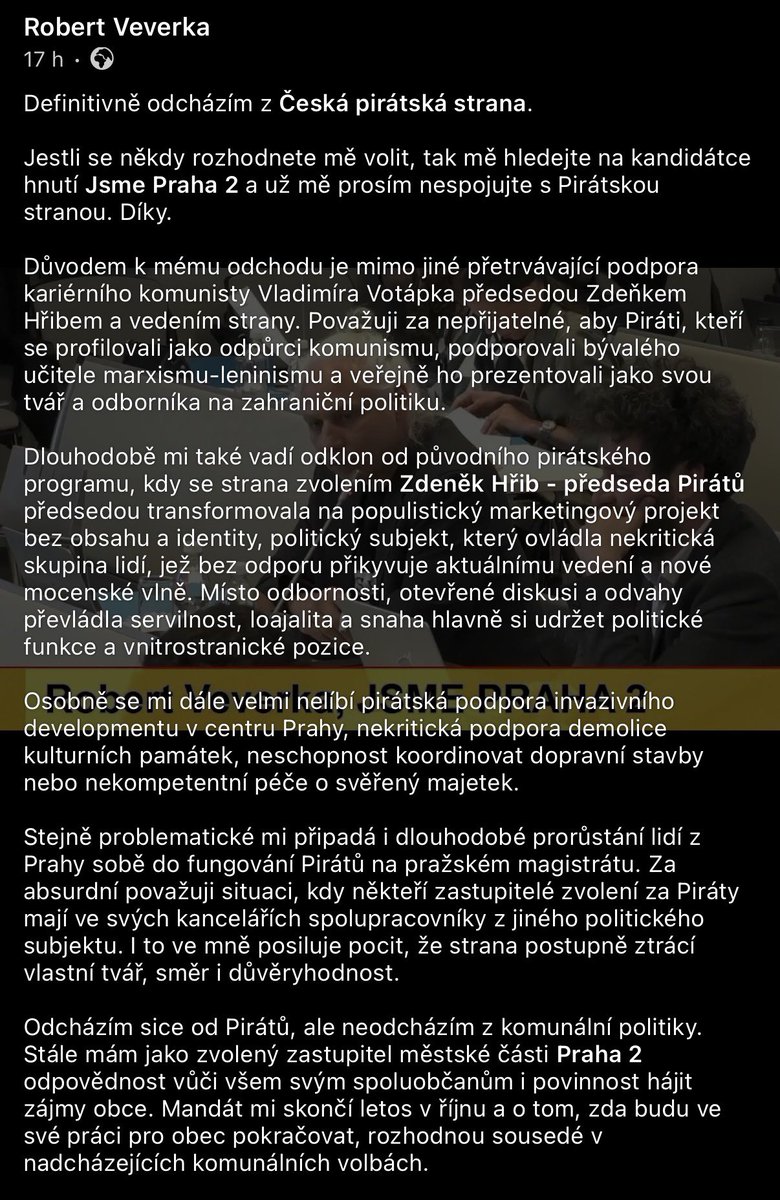 Ondřej Prokop tweet media