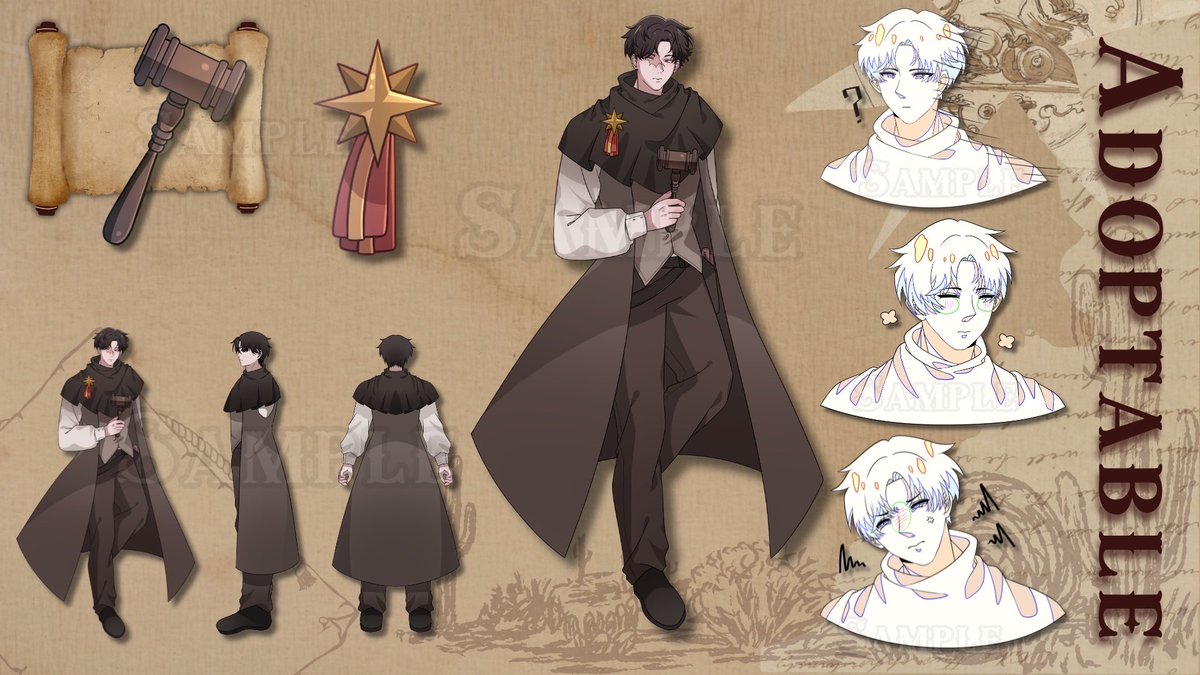 ReindeeRyuRyu's tweet photo. 🩵🌸 [ Adoptable ] Wild West ⚖️🍂

♥︎ and ↻ are appreciated.

🍁 Now available in my VGenShop. 🌸
🫧 Set price : $100/per character.

✅ Can use for Monetized content.

🛍️ : https://t.co/YXFt8J6bGm
Or DM me 🍁🌸 ( Accept PayPal ! )

#VGenShop #adoptable #Adopt https://t.co/qlPNJ3U843