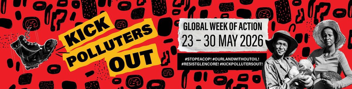 yecaug's tweet photo. Join the Global week of Action to #KickPollutersOut of Afrika! We demand an end to fossil fuels in Afrika and demand a pay for damages caused by @TotalEnergies and other polluters.
#OurLandWithoutOil
#KickPollutersOut
#StopEACOP https://t.co/0SogVBNPIn