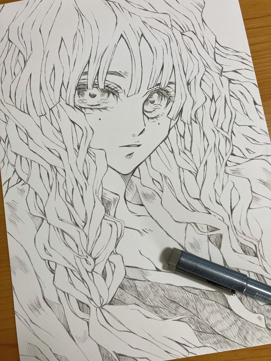 🍡👹もうモノクロでいいかぁ…になって来た…