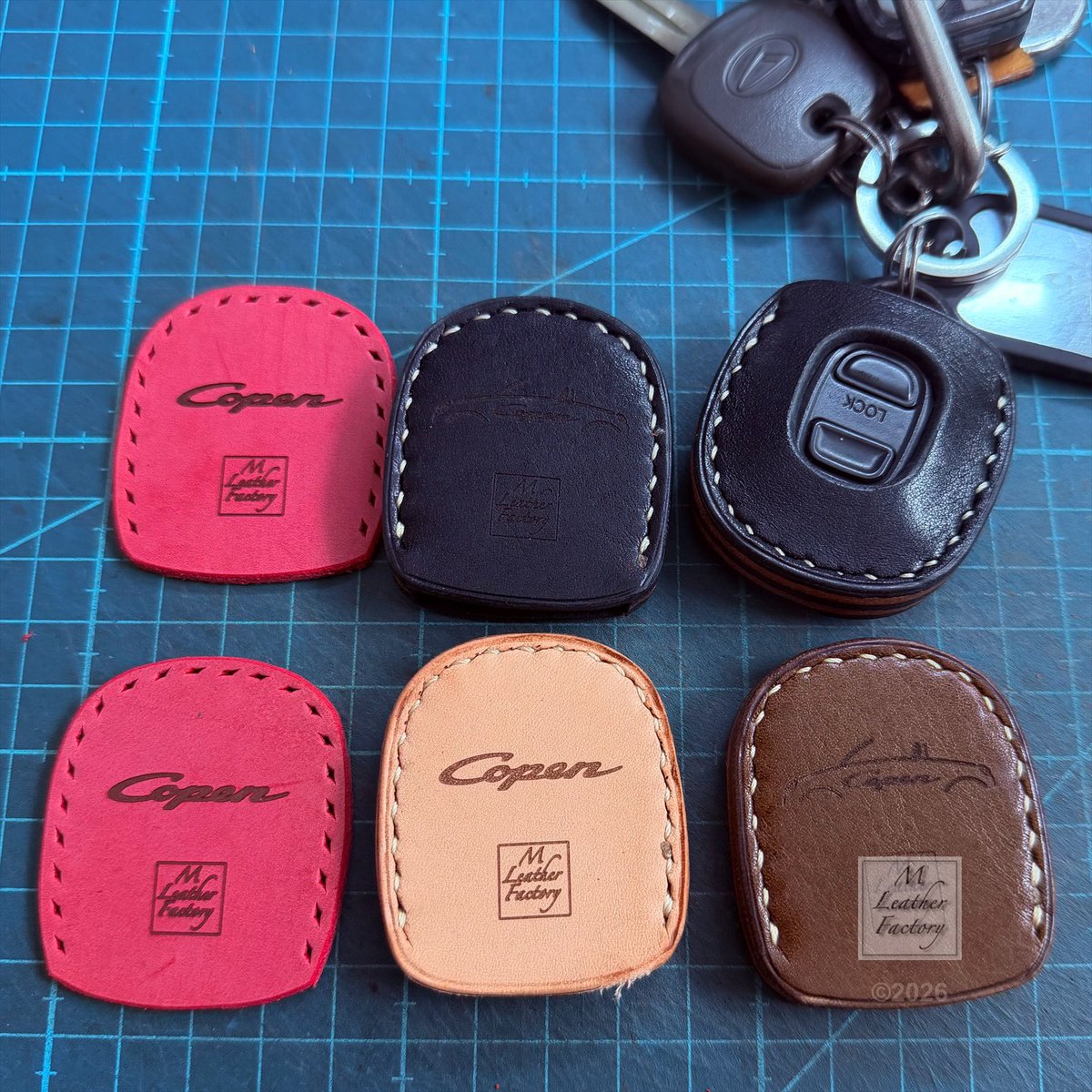 MLeatherFactory ¨̮ 〜🪡手縫いの革小物〜 tweet media