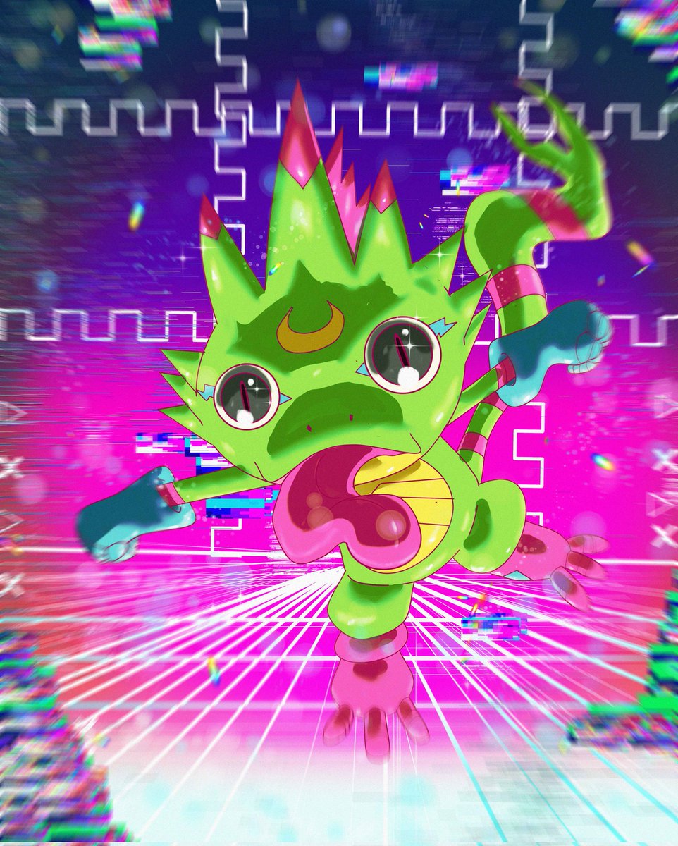 blockoftofu's tweet photo. Gekkomon

#gekkomon #digimon #beatbreak #clipstudio #art https://t.co/pupUNqEuwn