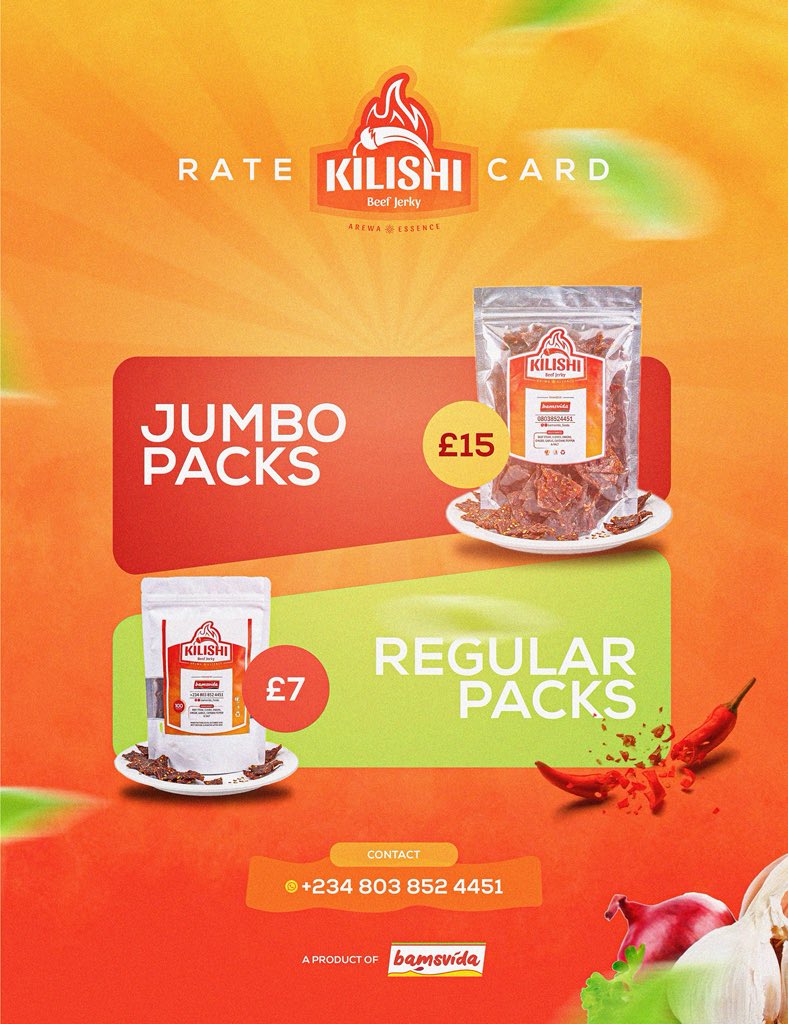 Eleojo_faith's tweet photo. Patronize the best Kilishi plug 
Kindly retweet 🙏🏾👏🏾 https://t.co/5DyYuW6nB3