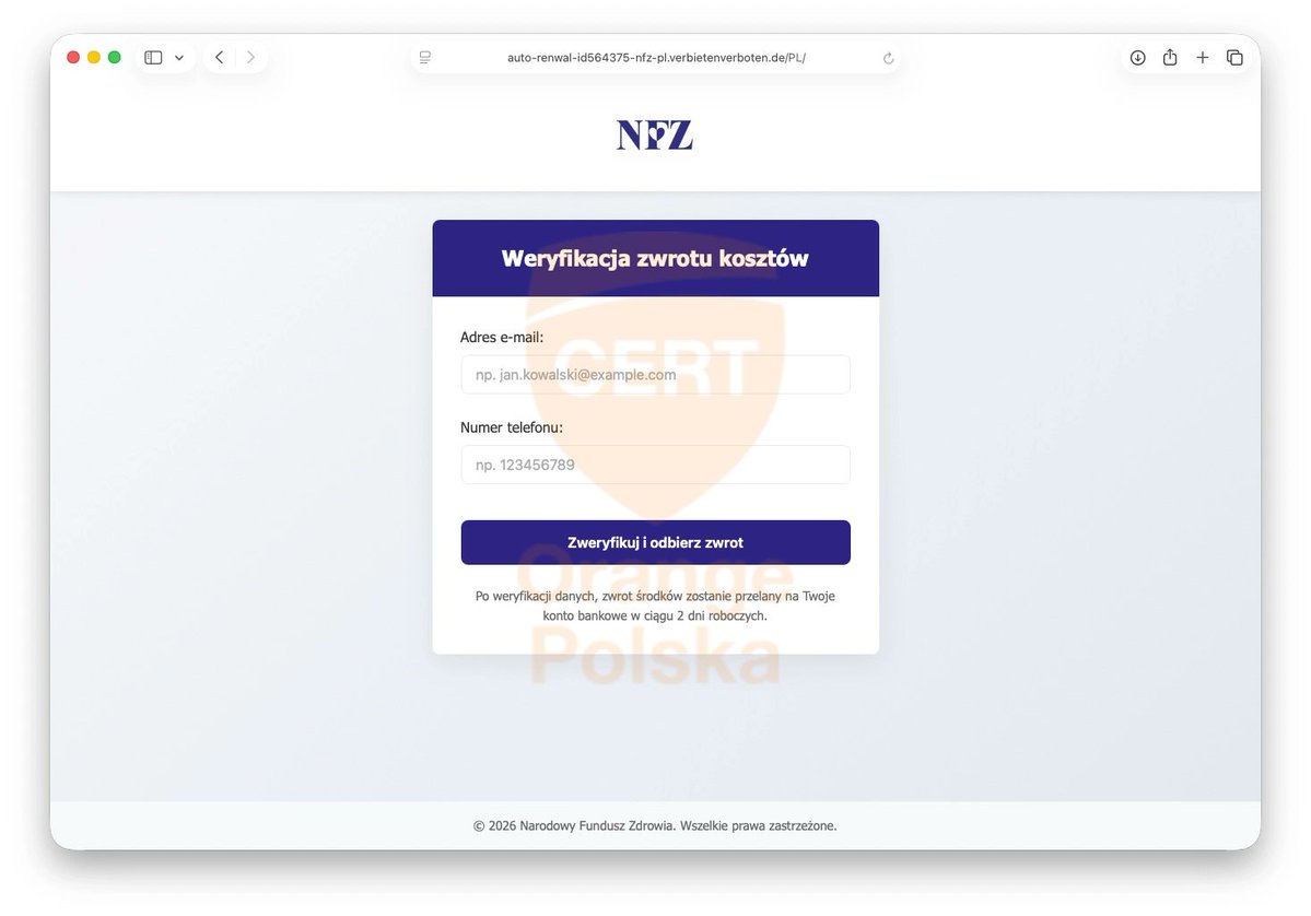CERT Orange Polska tweet media