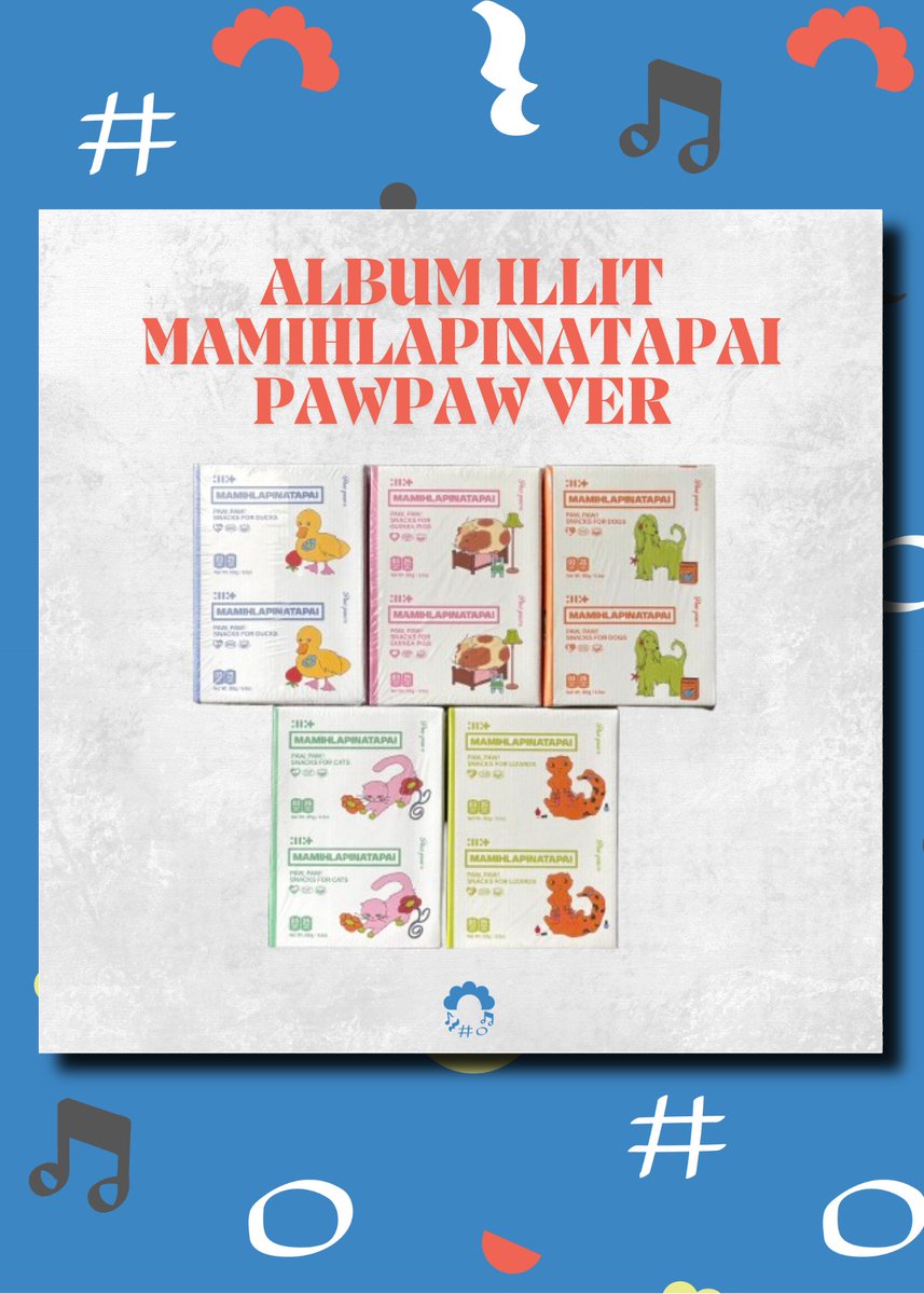 dooraraid's tweet photo. READY STOCK SIAP KIRIM ALBUM ILLIT MAMIHLAPINATAPAI

PENGIRIMAN 
HARI BIASA MAX H+1
EVENT MAX H+2

!! ️ALBUM SEALED ISI LENGKAP DAN MASIH TERSEGEL️ !!

️• ORIGINAL 100000%

Cek selengkapnya di Shopee: https://t.co/o1S32O72Nm

#readystock_doorara https://t.co/orxuznWHlN