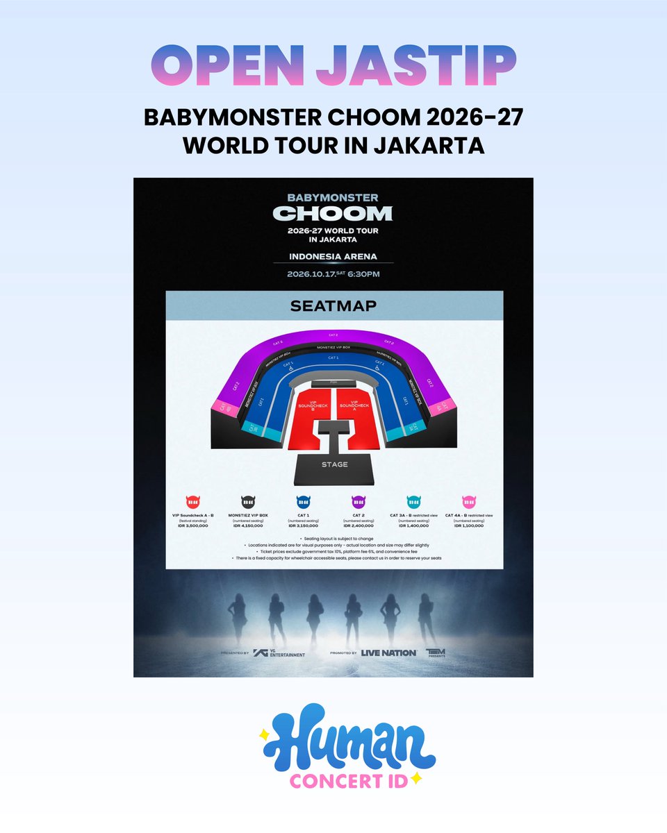 Human Concert | Jastip Tiket Konser tweet media