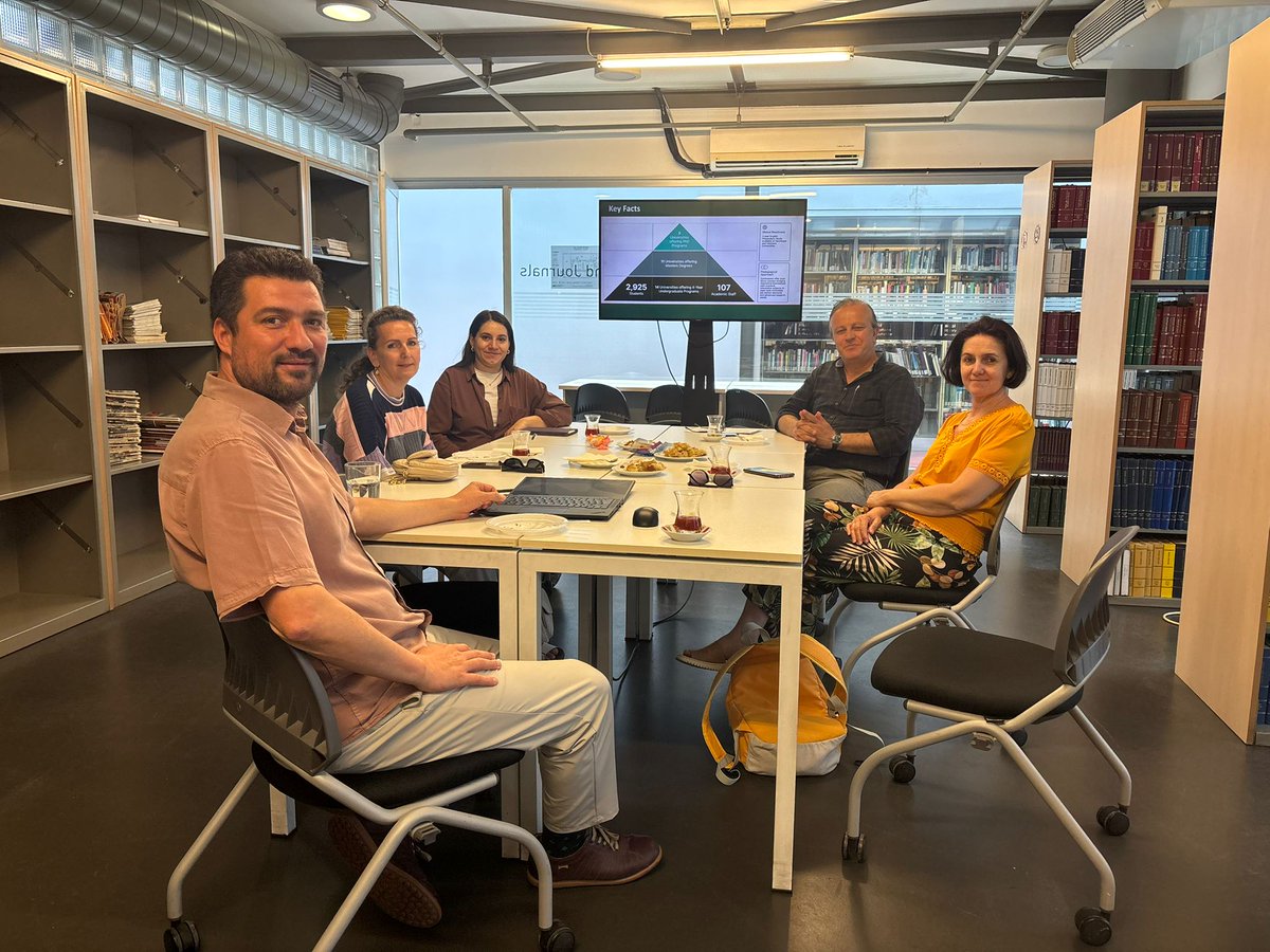 BILGI_Library's tweet photo. Between 11 - 15 May 2026, our colleagues Mgr. Jana Zakuťanská and Ing. Janette Hudecová from the University of Pavol Jozef Šafárik visited BİLGİ Library within the scope of ERASMUS+ Staff Mobility programme and we shared mutual information. We thank them for their participation. https://t.co/mwxJ6oxIZE