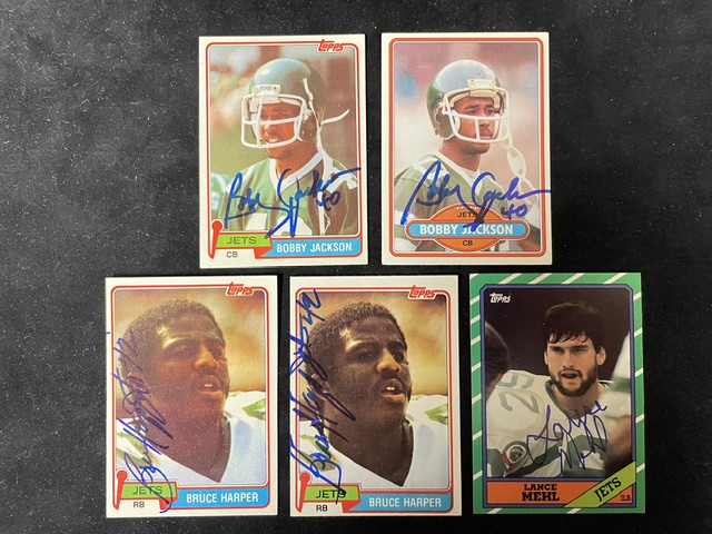 martylyonsfdn's tweet photo. 🚨🚨FLASH SALE🚨🚨

- 100% of the sale of these trading cards will benefit our #WishGranting Program.
- $15 total including s/h for these (5) autograph cards.
- Lance Mehl, Bobby Jackson & Bruce Harper.
- Comes with a COA from the MLF.
- Please comment SOLD.
- Payment can be made via our website, Venmo, PayPal, or check in the mail.  Thank you for considering to help us raise funds.

#TheHobby #JetUp #NFL #TradingCards #Autographs