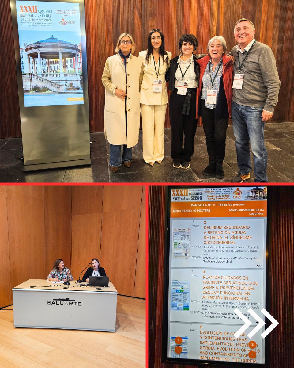 enfergeronto's tweet photo. Primera jornada del #CongresoSEEGG: ~300 profesionales, ponencias de alto nivel y talleres con plazas agotadas.
En 30 minutos arranca la segunda jornada. Pamplona sigue.
https://t.co/EH9Tv0F9AL
#EnfermeriaGerontologica #EnfermeriaGeriatrica #bocemtiumcongress #resultadosreales https://t.co/lepcOmwIfY