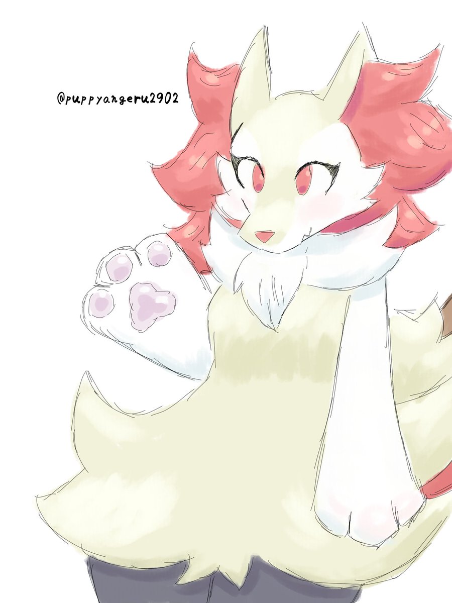 puppyangeru2902's tweet photo. Braixen #Pokémon #Braixen https://t.co/81HaAMSoBS