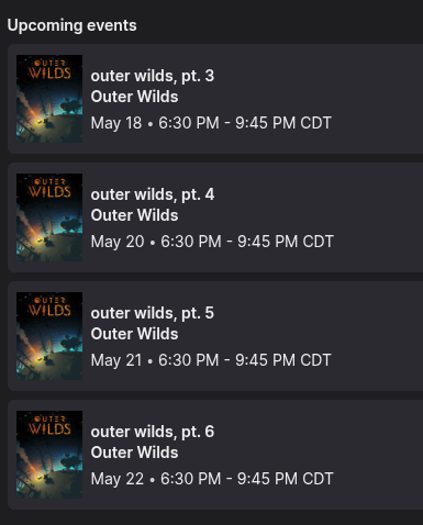 RaycatWhoDat's tweet photo. I doubt this account has any sort of reach anymore but let's give it a go. 

Hi. I'm Raycat and I stream *checks notes* "big thinkum games". Currently getting into Outer Wilds, blind. If that's your speed, you can find me at https://t.co/X2DT8tmhtW

Peace. https://t.co/s996npfp5C