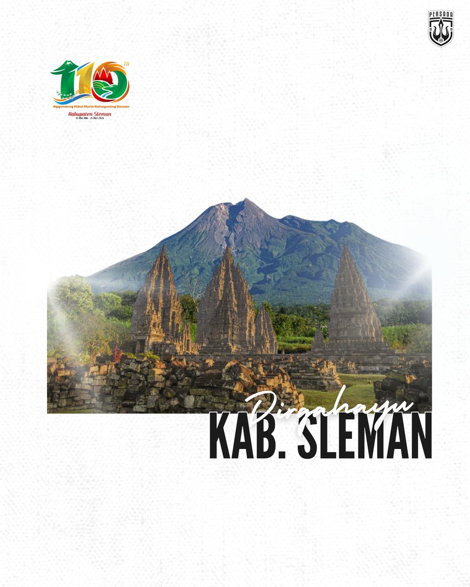 persadangemplak's tweet photo. 110 tahun Kabupaten Sleman. 
Nggendong Mikul Murih Rahayuning Sleman. 

#persada https://t.co/86kq4bl4TA