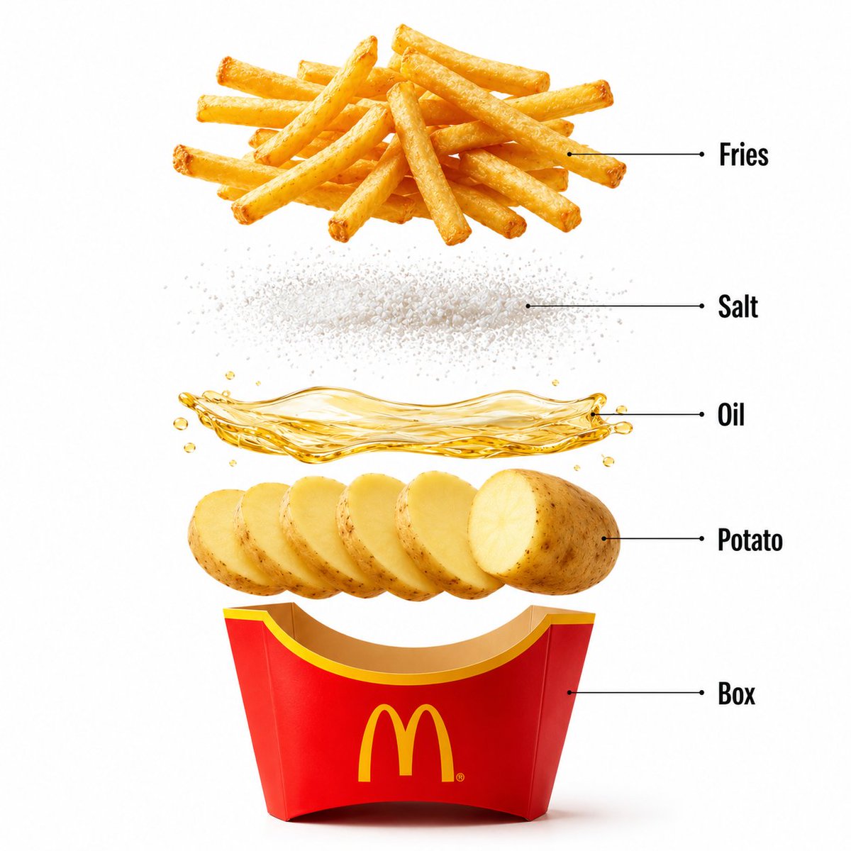 GPT image 2 + Hailuo 2.3 on @Hailuo_AI Motion Prompt: The fries start ...