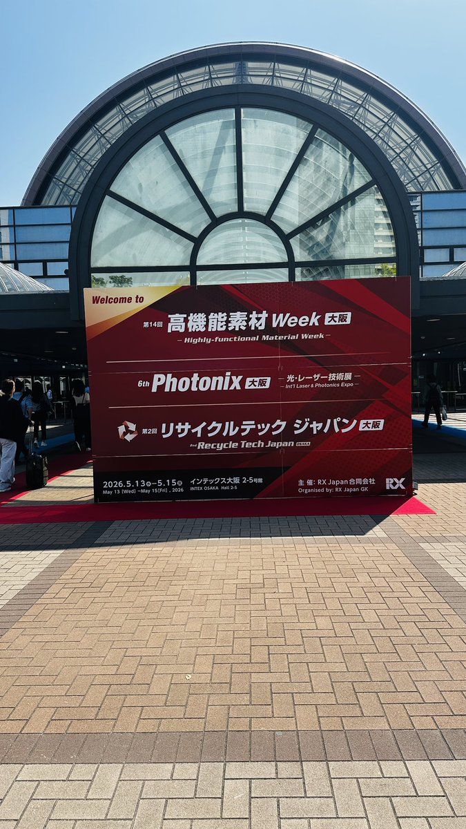 clearize200301's tweet photo. おはライズ🌞
クリアライズです🔬✨

高機能素材Week いよいよ本日最終日🙏
今日も晴天に恵まれ、暑い1日になりそうです🤩❗️

クリアライズはサステナブルマテリアル展　3号館K16-44（2号館連絡通路すぐ😉）にて17:00まで出展中です♫ https://t.co/k2T4MUETni