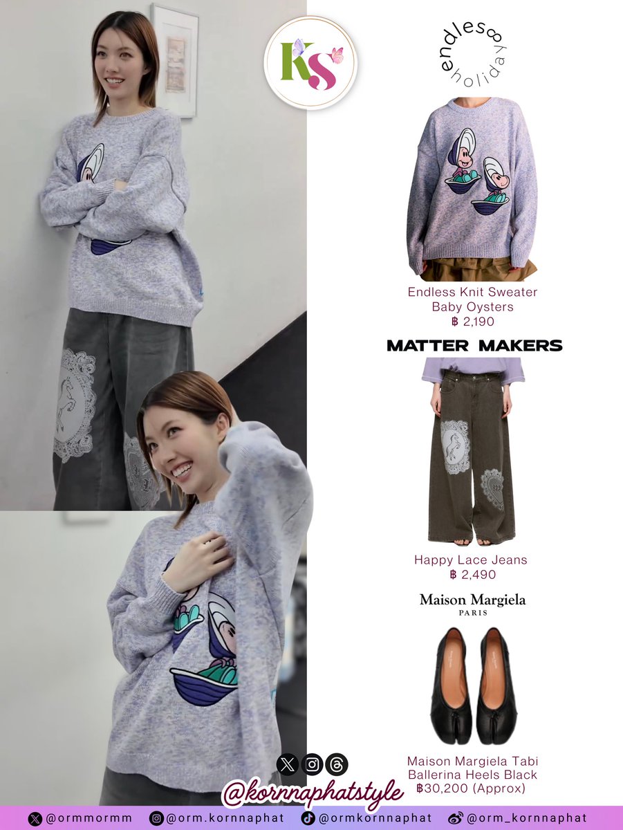 KornStyleBackup's tweet photo. Ch3 (@LingOrmCH3) post | 11.05.2026  

• @matter_makers 
• @endlessholidayy 
• @Margiela 

#OrmKornnaphat #ออมกรณ์นภัส  @ormmormm https://t.co/07p7lVNGCp