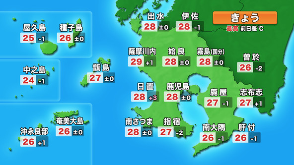 KTSウェザーセンター　鹿児島テレビ tweet media