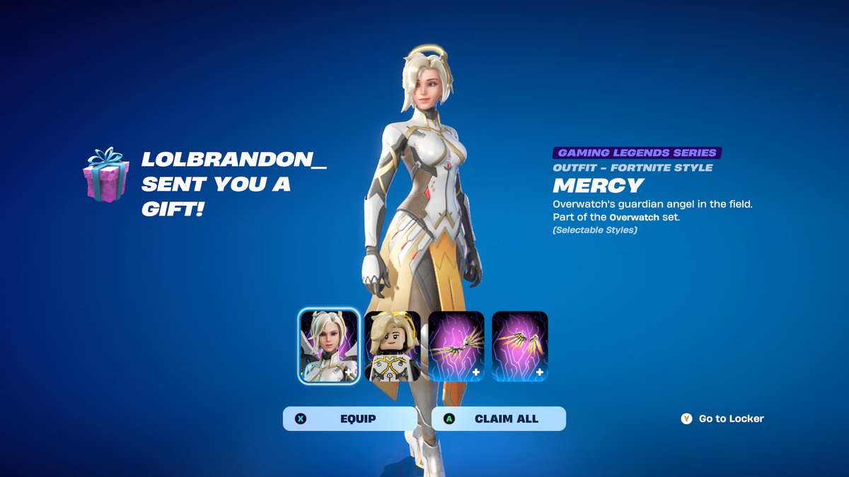 _bellazx_'s tweet photo. Brandonnnn! ๐ญ Thank you so much for unexpectedly gifting me Mercy. It honestly means the world to me and your generosity is so special and heartwarming. I appreciate you so much, you deserve the best @lolbrandon_ ๐ซ๐ฉท๐น | #BrandonLegit ๐ซถ๐ปโจ https://t.co/GnV8qwjoNf