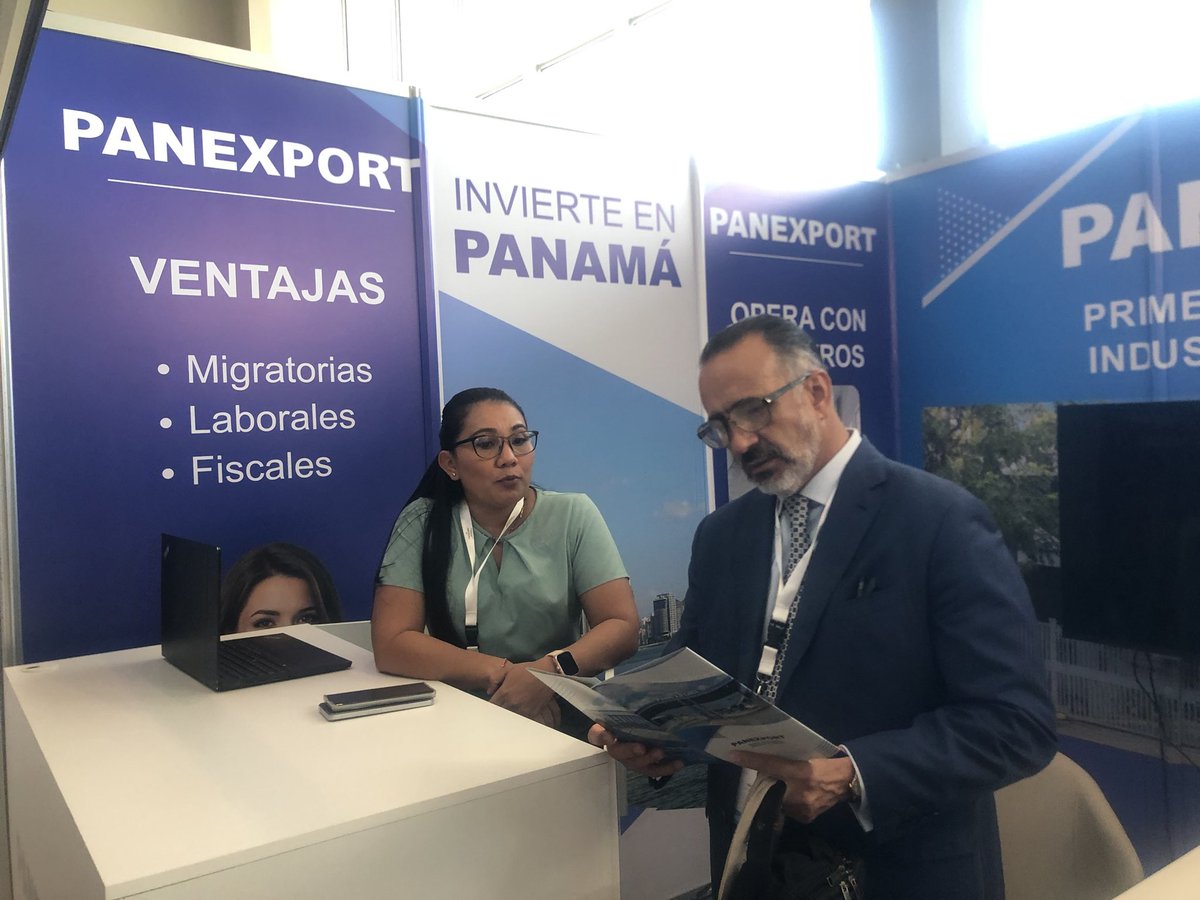 MDI_corp's tweet photo. 📍#AgendaInternacional 🇵🇦 - Día 3

Cierre de la 12va conferencia mundial de #ZonasFrancas organizada por la @WorldFreeZone.

Recorrimos varios stands y conectamos con varios representantes de Parques Industriales y ZF del mundo para conocer sus servicios y posibles alianzas 🤝 https://t.co/nTUiEPPj7z